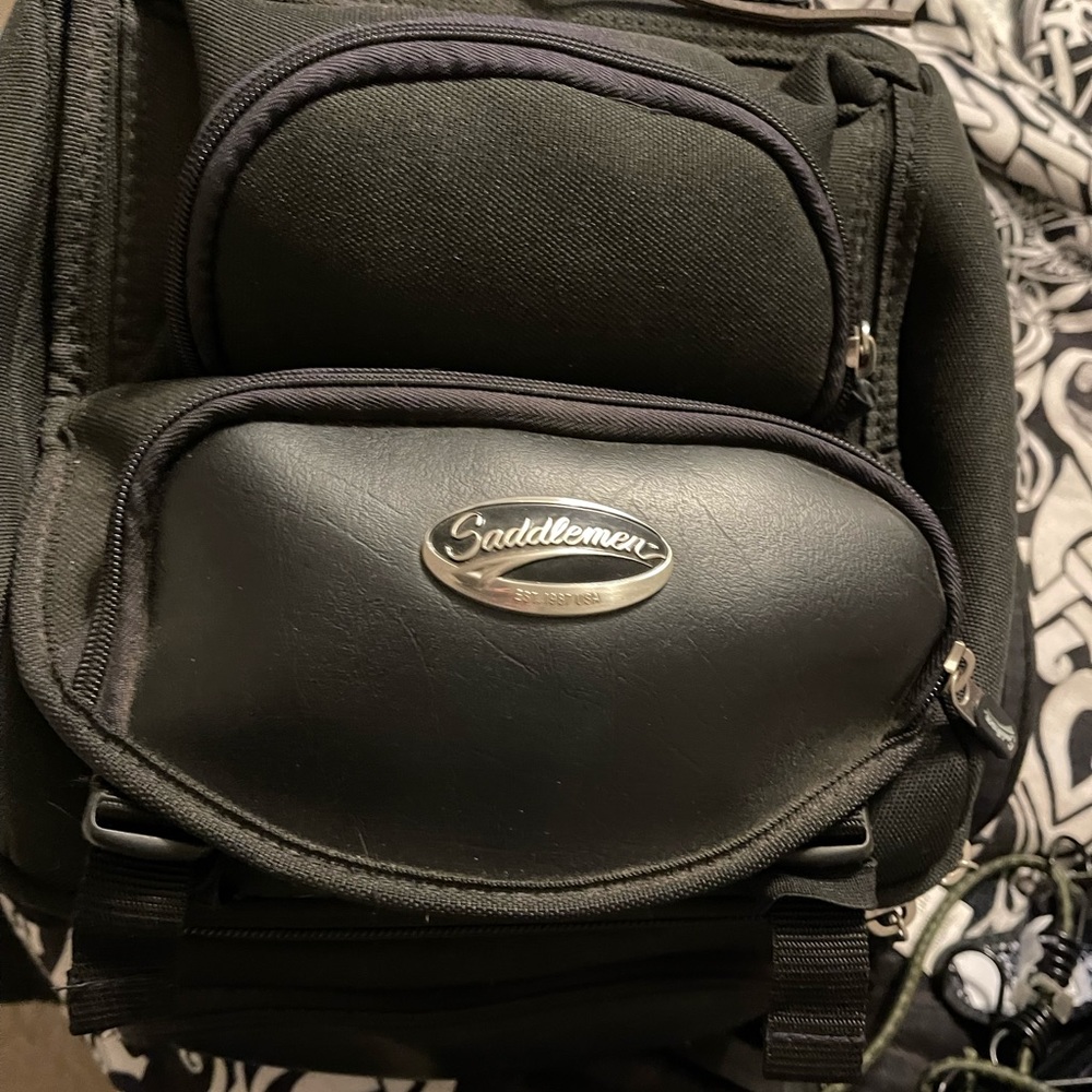 Motorcycle luggage, small fits on rack